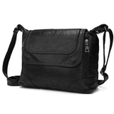 Women Shoulder Bag Crossbody Bag Soft Washed Leather Messenger Bag
