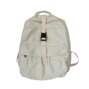 Canvas Rucksack Vintage School Bag Teenage Girls Travel Bag
