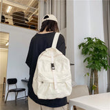 Canvas Rucksack Vintage School Bag Teenage Girls Travel Bag