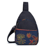 Bohemian Style Chest Bag Shoulder Bag Patchwork Crossbody Purse