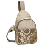 Bohemian Style Chest Bag Shoulder Bag Patchwork Crossbody Purse
