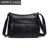 Soft Leather Crossbody Shoulder Bag for Girls