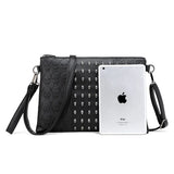 Skull Embossed Crossbody Bag for Women Small Bag Purse