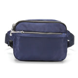 Large Capacity Women's Fanny Pack Tri-Zip Waist Bag High Phone Pocket Purse