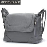Large Capacity Women Crossbody Bag Shoulder Bag Soft Pu Leather Messenger Bag