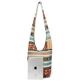 Bohemian Style Crossbody Bag Geometric Messenger Bag