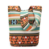 Bohemian Style Crossbody Bag Geometric Messenger Bag