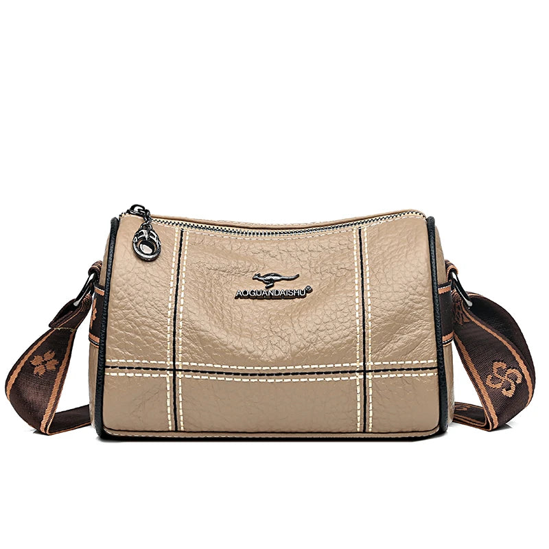 Women Leather Shoulder Bag Crossbody Bag Lady Leather Purses Tote