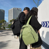 Canvas Rucksack Unisex Student School Bags Large Capacity Daypack