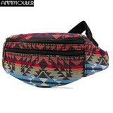Bohemian Fabric Print Waist Pack Fanny Bag