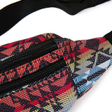 Bohemian Fabric Print Waist Pack Fanny Bag