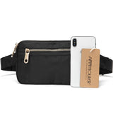 Polyester Women Fanny Pack Large Capacity Waist Bag 4 Colors Bum Bag