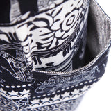 Elephant Printed Crossbody Bag with Large Capacity and 2 Pockets