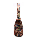 Vintage Elephant Print Hobo Bag Cotton Fabric Women Shoulder Bag