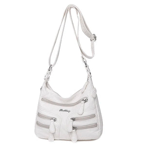 Vintage Women Handbag Soft Crossbody Bag Shoulder Purse