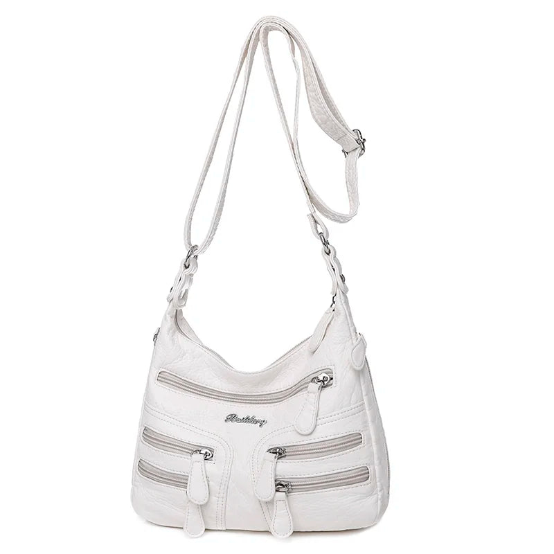 Vintage Women Handbag Soft Crossbody Bag Shoulder Purse