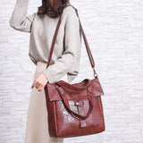 Vintage Women Handbag Purse Large Capacity Shoulder Bag Crossbody Bag Tote Bag