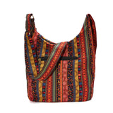 Vintage Bohemian Crossbody Bag with Adjustable Strap