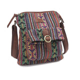 Vintage Women Shoulder Bag Fabric Crossbody Bag Handbag Purse Woman Messenger Ba