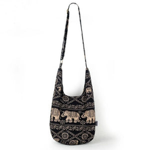 Vintage Women Shoulder Bag Crossbody Bohemian Style Cotton Messenger
