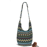 Vintage Women Shoulder Bag Crossbody Bohemian Style Cotton Messenger