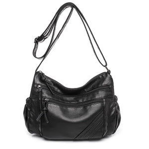 Vintage Women Shoulder Bag Pu Leather Crossbody Female Messenger Purse