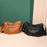 Vintage Women Shoulder Bag Pu Leather Crossbody Female Messenger Purse