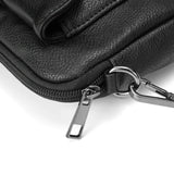 Vintage Women Waist Bag Pu Leather Fanny Pack 2 Shoulders Belt Bag
