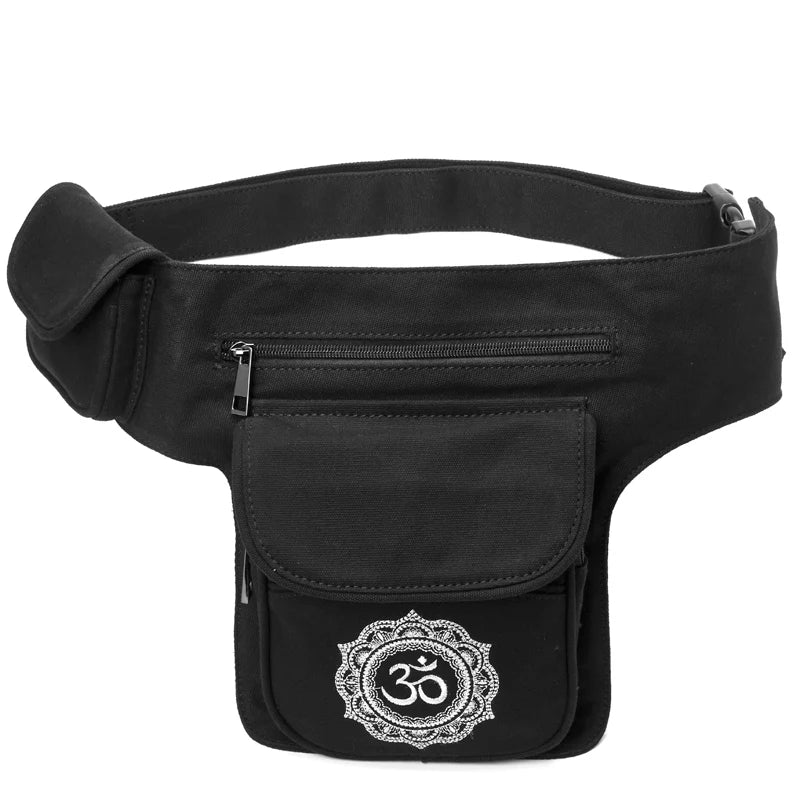 Bohemian Embroidery Waist Pack Large Capacity Hip Bag