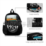 Grim Night Outdoor Hiking Backpack Death Skull Halloween