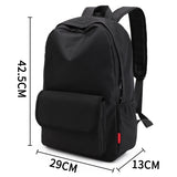 Anreisha Male Canvas Backpack Casual Rucksacks 15-inch Laptop Backpack