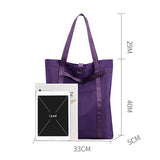 Women Nylon Shoulder Bag Large Capacity Casual Tote Bags