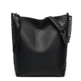 Rivet Bucket Bag Casual Wild Large Capacity Shoulder Bag Women Crossbody Bags