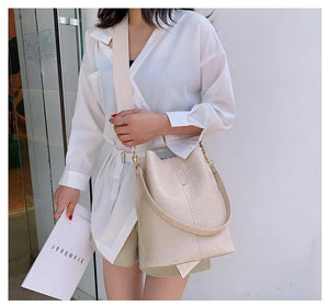 Ansloth Crocodile Crossbody Bag for Women Shoulder Bag HPS405