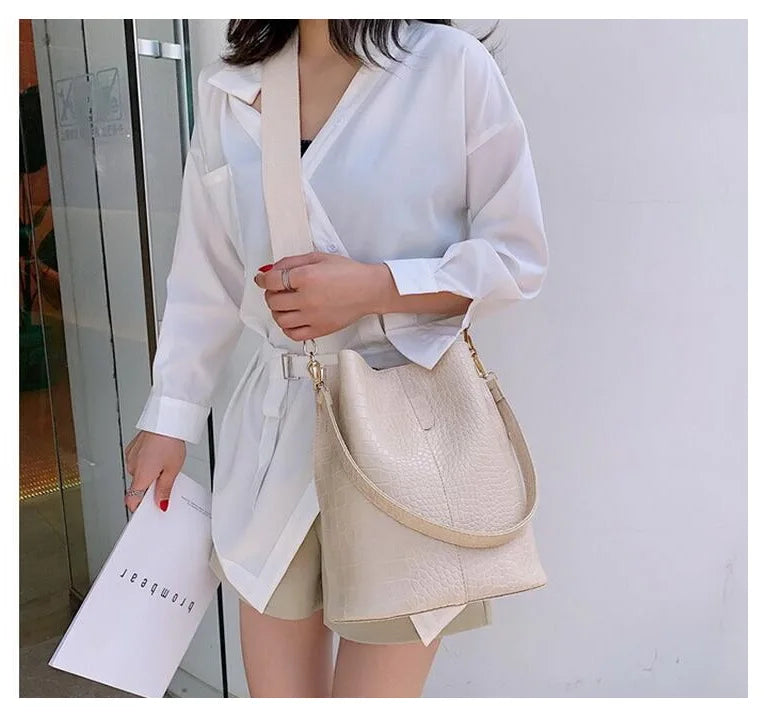 Ansloth Crocodile Crossbody Bag for Women Shoulder Bag HPS405