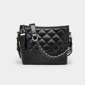Diamond Chain Shoulder Bag Hobo Crossbody Bag Female PU Classic Handbag