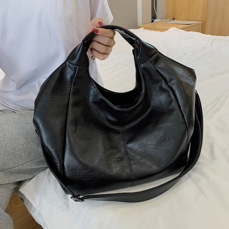 Women Soft Leather Casual Handbag Crossbody Bags Lady