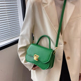 Lock Flap Women Bags PU Leather Crossbody Small Handbag Shoulder Bags