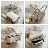 Lock Flap Women Bags PU Leather Crossbody Small Handbag Shoulder Bags