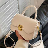 Lock Flap Women Bags PU Leather Crossbody Small Handbag Shoulder Bags