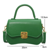 Lock Flap Women Bags PU Leather Crossbody Small Handbag Shoulder Bags