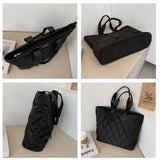 Women's Casual Nylon Tote Bag Large Shoulder Shopper Handbag