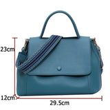 Soft PU Leather Shoulder Bag Women's High Capacity Messenger Bag