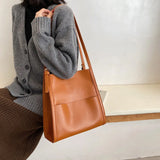 Large Capacity Women Bags Shoulder Bags PU Leather Female Tote Bag