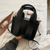 Rivet Shoulder Bags For Women Solid Messenger Bags Vintage Lady HPS1049