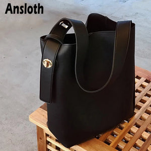 PU Leather Shoulder Bags Bucket Bag Ladies Tote Bags HPS953