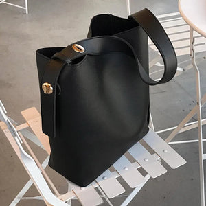 PU Leather Shoulder Bags Bucket Bag Ladies Tote Bags HPS953
