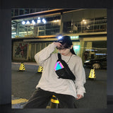 Waterproof Reflective Waist Bag Hip Hop Chest Bag Funny Pack HPS1195