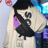 Waterproof Reflective Waist Bag Hip Hop Chest Bag Funny Pack HPS1195