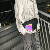 Waterproof Reflective Waist Bag Hip Hop Chest Bag Funny Pack HPS1195